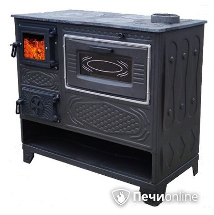 Отопительно-варочная печь МастерПечь ПВ-05С с духовым шкафом, 8.5 кВт в Краснотурьинске